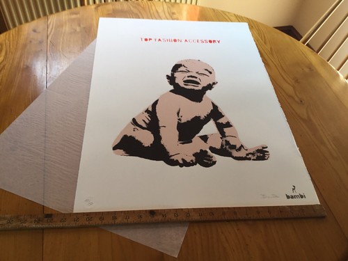Bambi Street Art 'Top Fashion Accessory' (The Female Banksy) - Picture 2 of 6