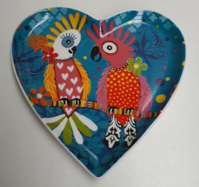 Maxwell & Williams Love Hearts Chatter Plate 15.5cm Donna Sharam Design Birds