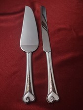 TR Stainless Steel Cake Knife and Serving Set