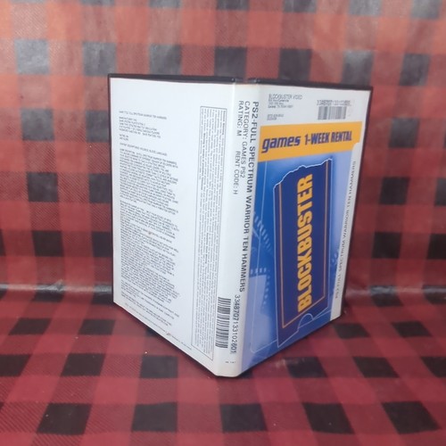Full Spectrum Warrior: Ten Hammers (PlayStation 2, 2006) BLOCKBUSTER RENTAL CIB - Bild 5 von 7