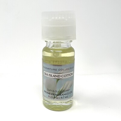 NEW! Bath & Body Works Slatkin & Co. SEA ISLAND COTTON Home Fragrance Oil .33 OZ