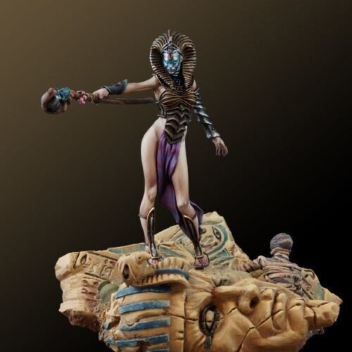 Kit modèle figurine en résine reine d'Égypte échelle 1/32 échelle 54 mm non assemblé non peint - Photo 1/3