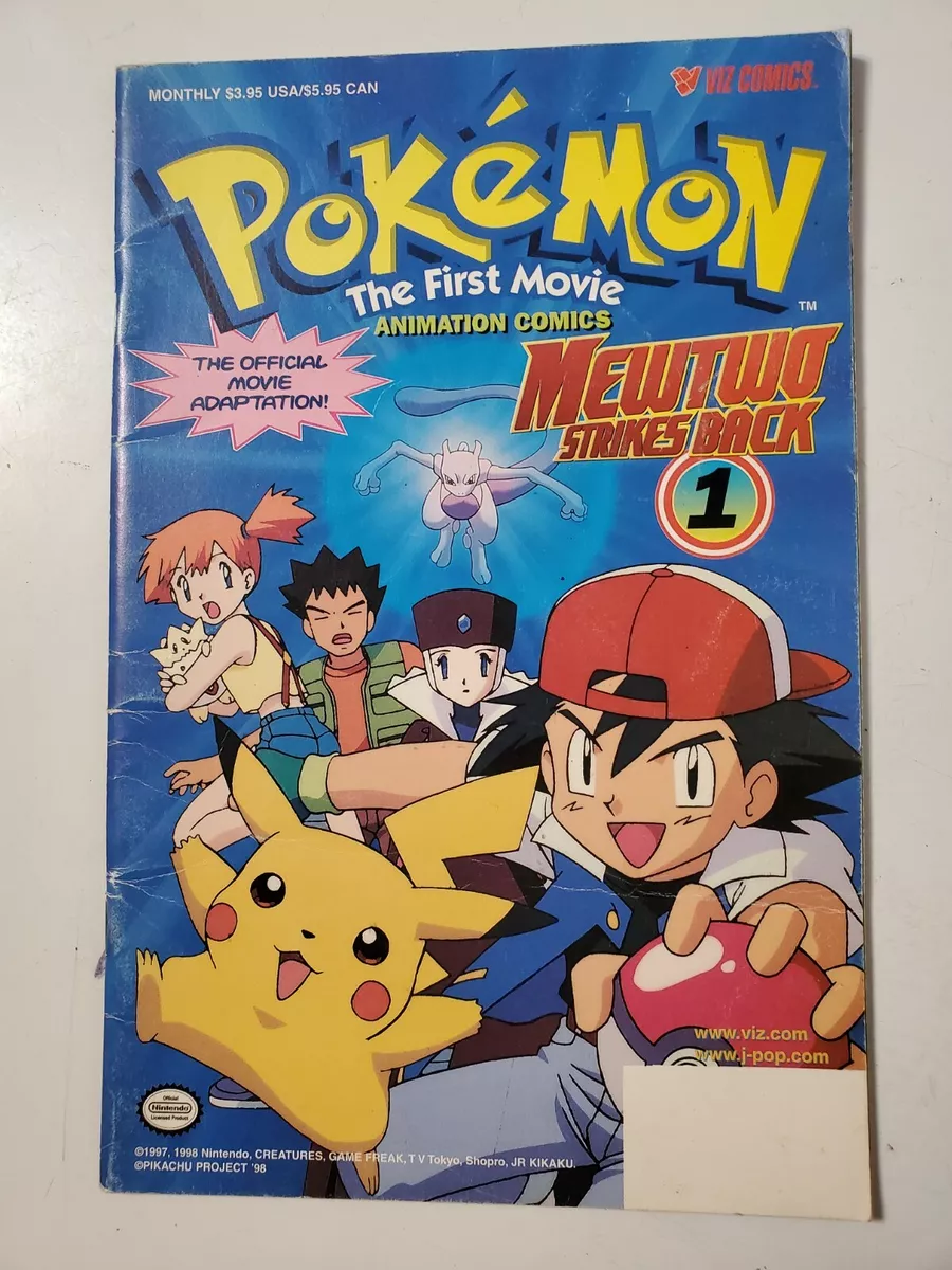 The Art of Pokémon The First Movie: Mewtwo Strikes Back Vintage 1998 Book