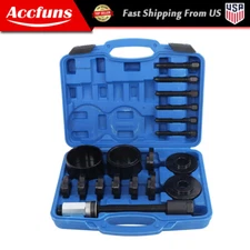19Pcs Front Wheel Driver Bearing Removal and Installation Tools Set w/ Box