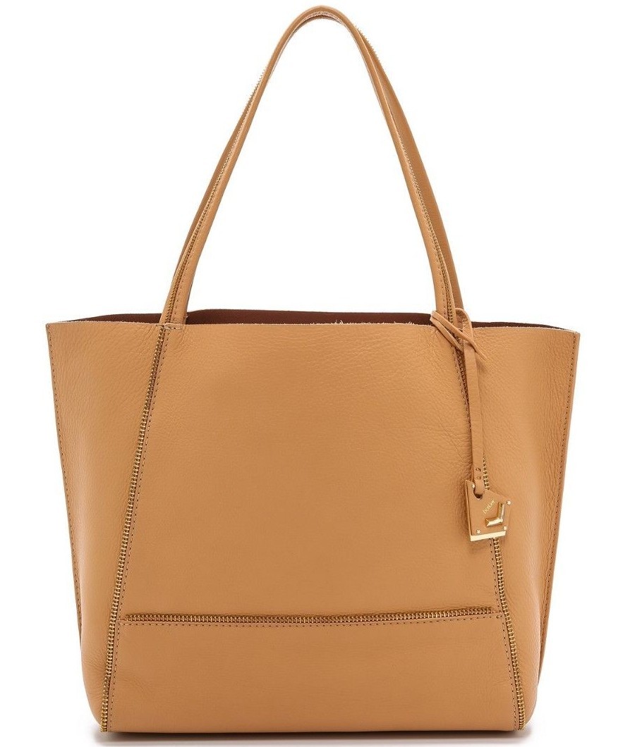 コトニエバッグ $298 NWT BOTKIER LEATHER SOHO EXPOSED ZIP TRIM TOTE SHOULDER BAG