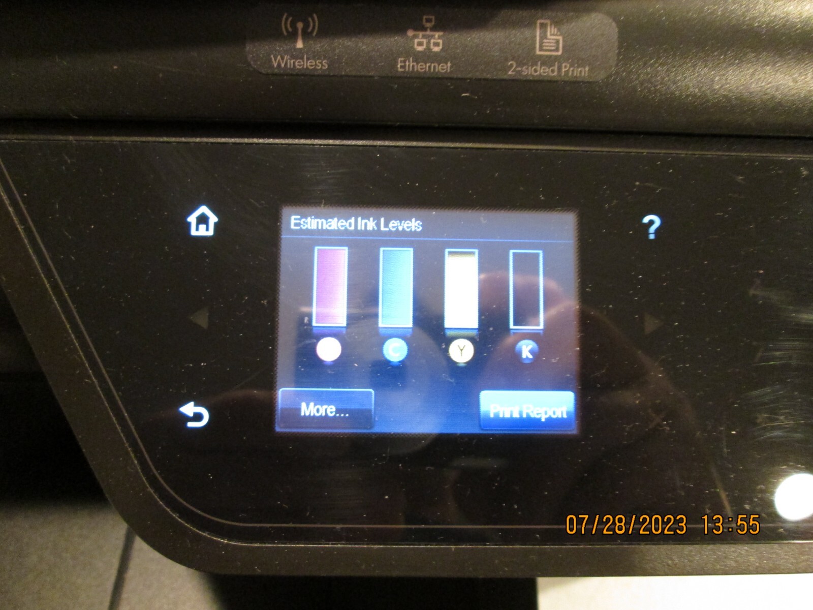 HP Officejet Pro 8600 AllInOne Inkjet Printer not plus New ink 13326