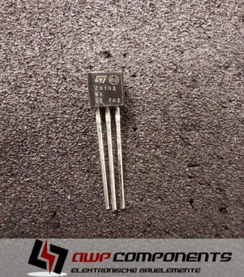 0,89  (10 Stk.) Z0103MA - Triac Gate Trigger 600V 1A THT TO-92 - STM