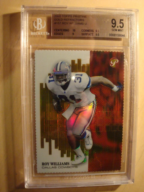 Roy Williams Topps Pristine #158 Gold Refractor