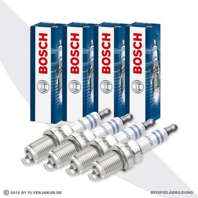 4x BOSCH ZÜNDKERZEN 0242230500 MERCEDES CLK C208 E-KLASSE W210 VIANO CROSSFIRE