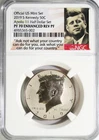 2019-S Silver Kennedy Half Dollar NGC PF 70 Enhanced Reverse PF #GA6-02