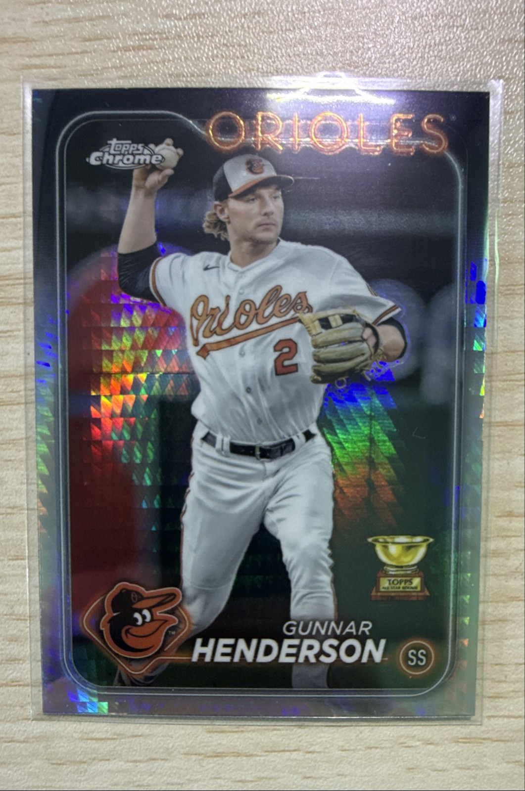 2024 Topps Chrome - Gunnar Henderson #36 Prism Refractor