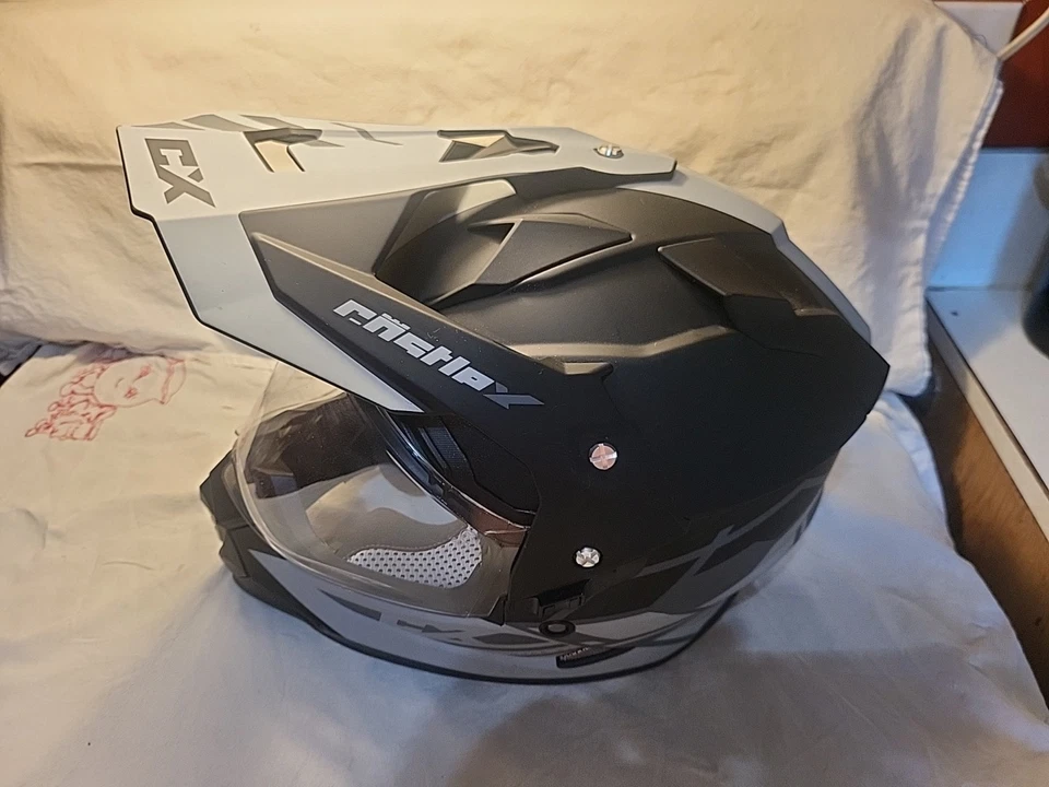 Castle X TRANCE D/S Wrath Snowmobile Helmet w/ SHEILD Size XXL Black And Gray - Image 3 of 4