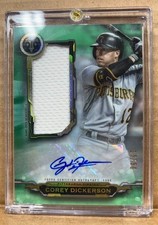 Corey Dickerson #'d/50- 2019 Topps Triple Threads Relic Auto Emerald