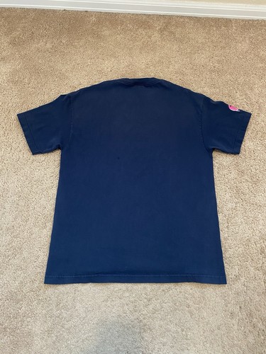 Vintage 90s DVS SHOE COMPANY Skate Navy T-Shirt Size Large - Picture 4 of 5