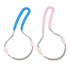 2pcs Spring Facial Hair Remover Portable Epilator For Upper Lip