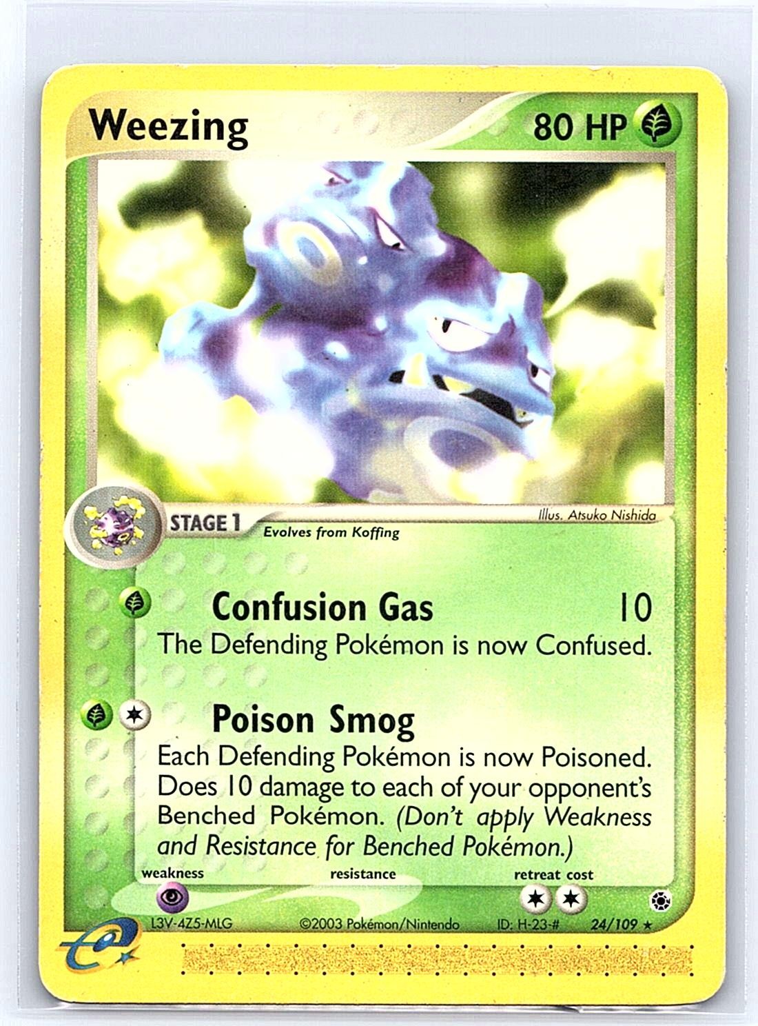 Weezing Ruby and Sapphire 24/109 non-holo