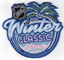 2026 Winter Classic NHL Panthers vs Rangers Embroidered Iron / Sew-On Patch