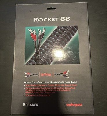 AudioQuest Rocket 88 Full Range Speaker Cable - 10' Pair