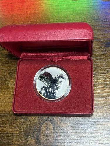 2014 1oz Silver PEGASUS Reverse Proof! Creatures of Myth & Legend $5 Tokelau OGP