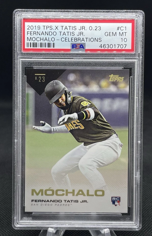 PSA 10 ⭐️ Fernando Tatis Jr ROOKIE - RARE "Mochalo" 💎 2019 Topps X Tatis 0.23 - Image 2 of 4