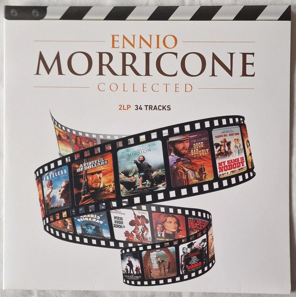 Ennio Morricone Collected. 2XLP Ltd Edition Clear Vinyl Numbered Gatefold Ex Ex - Image 2 of 4