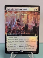 Friendly Neighborhood 0246 Foil (Extended Art) Marvel's Spider-Man MTG NM SPM