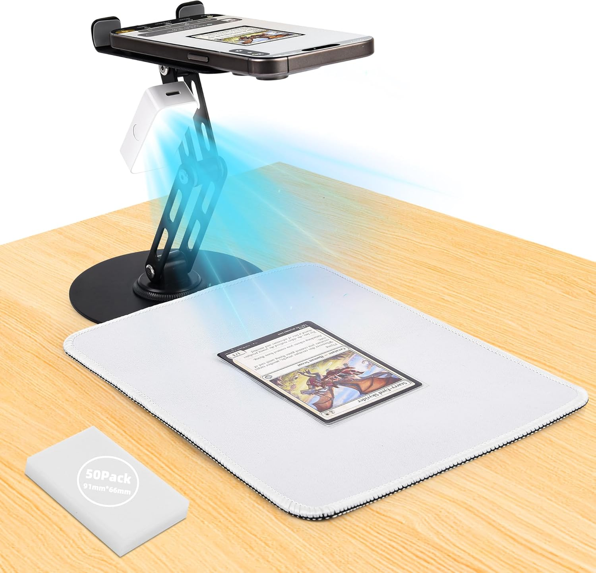 Card Scanner for Trading CardsMtg & TCG Card Scanner Stand with Magnetic  LED Li | eBay