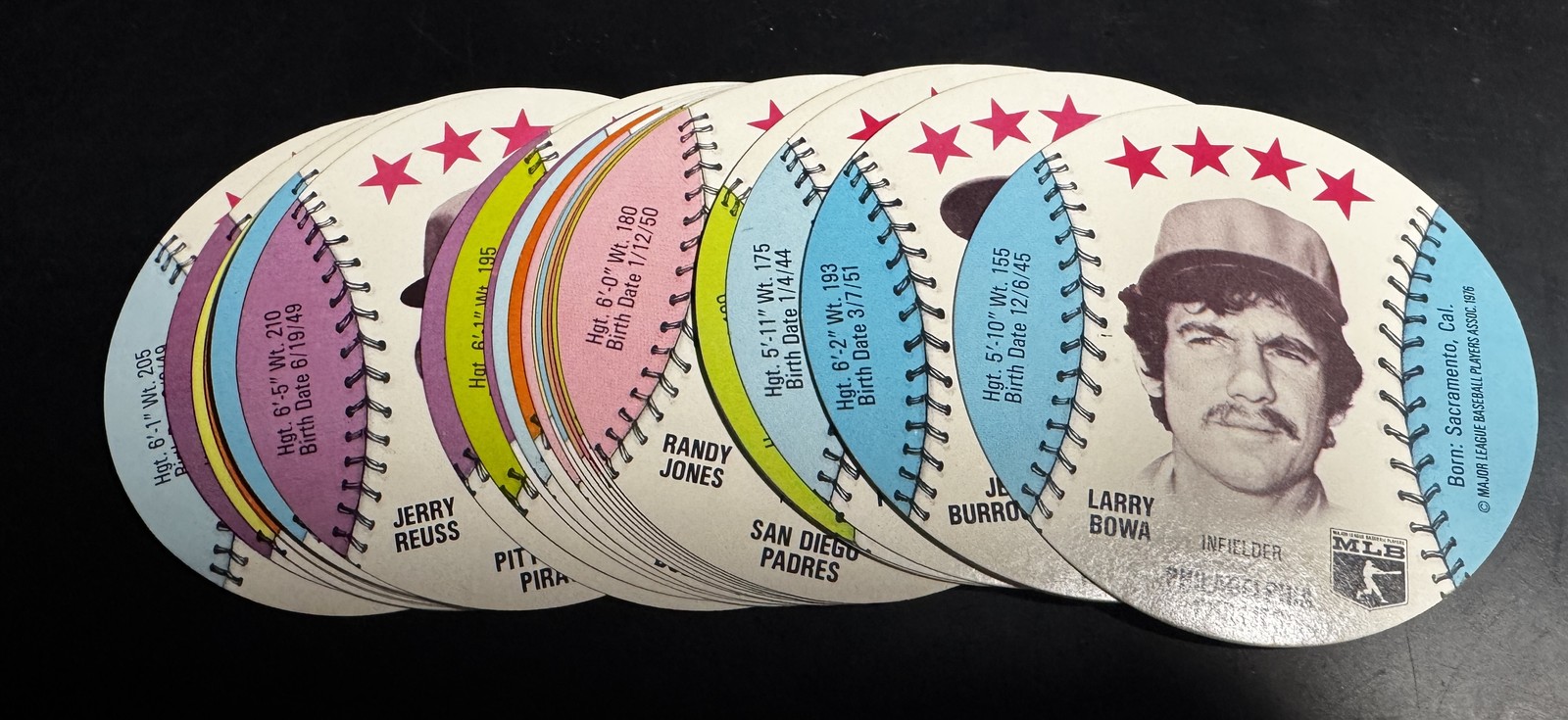 1976 Isaly's Sweet William Discs Baseball Cards 1-70 (NM) - You Pick