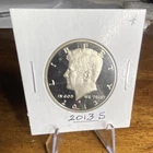 2013-S 50C Kennedy Half Dollar, Silver Proof, 0.999 Fine, KM#601.