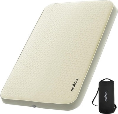 Acacia Self Inflating Sleeping Pad 4 Inch Thick Foam Camping