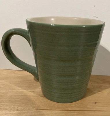 NESCAFE Official Pick Me Up Kaffeebecher Grün Vintage Steingut Limited Edition