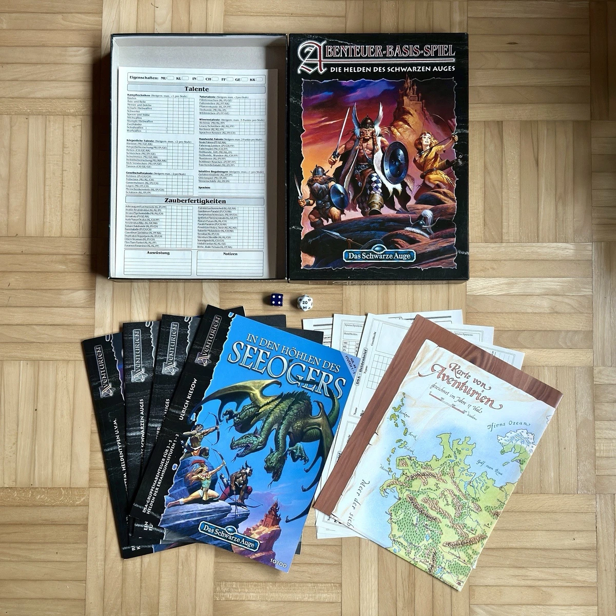 DSA Das Schwarze Auge 2000 Abenteuer Basis Spiel Die Helden. Fantasy Fanpro TOP