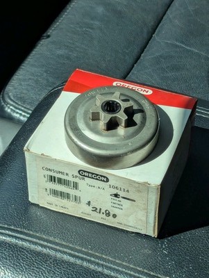 Oregon Chainsaw 106114 Spur Sprocket Clutch Drum 3/8''-6 Fits Poulan 210 221, New