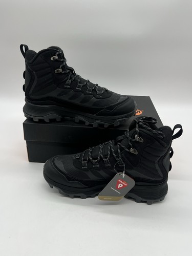 Stivali impermeabili invernali neri Merrell Moab Speed Thermo Mid da uomo taglia 9,5 J066911
