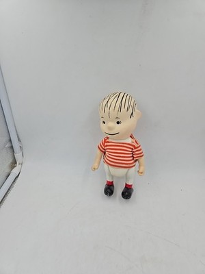 1966 Vtg Peanuts Pocket Doll Linus by United Feature Syndicate *shows damage*