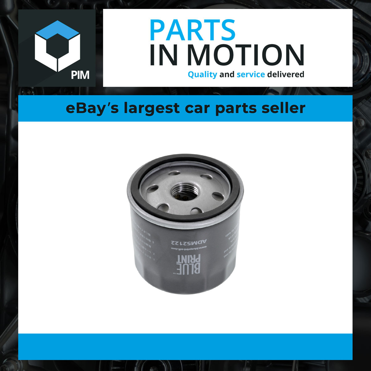 Oil Filter fits FORD KUGA Mk2 1.5 1.6 2012 on Blue Print 1007705 BM5Z6731A New - Image 20