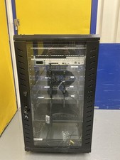 Comms Cabinet Network Data Rack Cupboard With Netgear Switches Great Condition