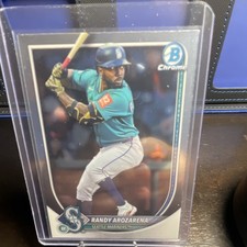 Topps 2025 Bowman Chrome #35 Randy Arozarena Seattle Mariners Baseball Card