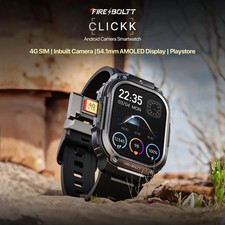 Boltt Clickk Smartwatch 2.12" AMOLED Display, Front Camera, SIM, 1000mAh