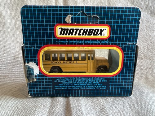 MATCHBOX SUPERFAST 1-75 MB47 AMERICAN SCHOOL BUS MIB - Picture 5 of 5