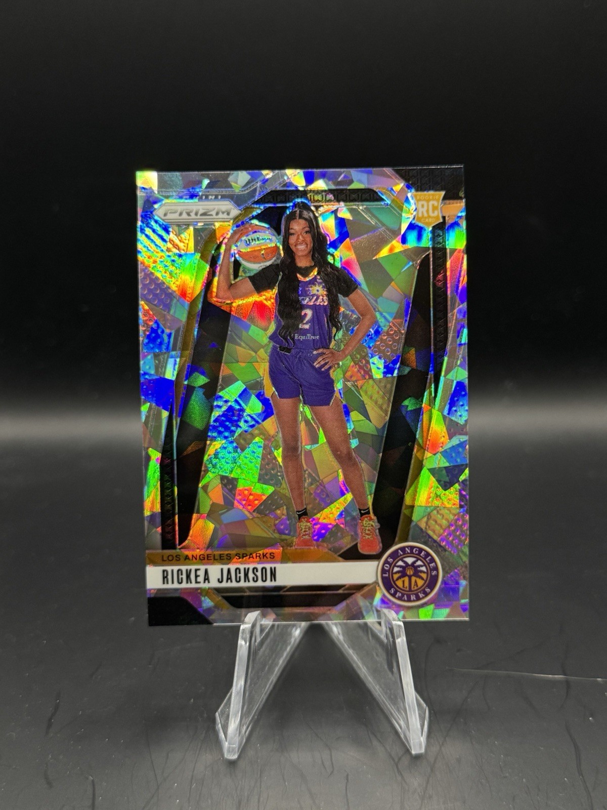 2024 Panini Prizm WNBA Ice Prizm Rickea Jackson #144 Rookie RC