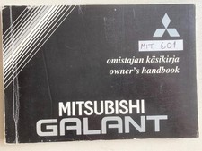 Mitsubishi Galant Owner's Manual Handbook 1987 Multilingual Edition #MB511835-C