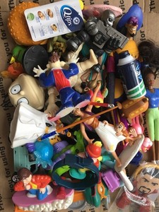 Mystery Mini Toy Lot Box, 2-3 Lbs, 1980s to Today, Happy Meal & More