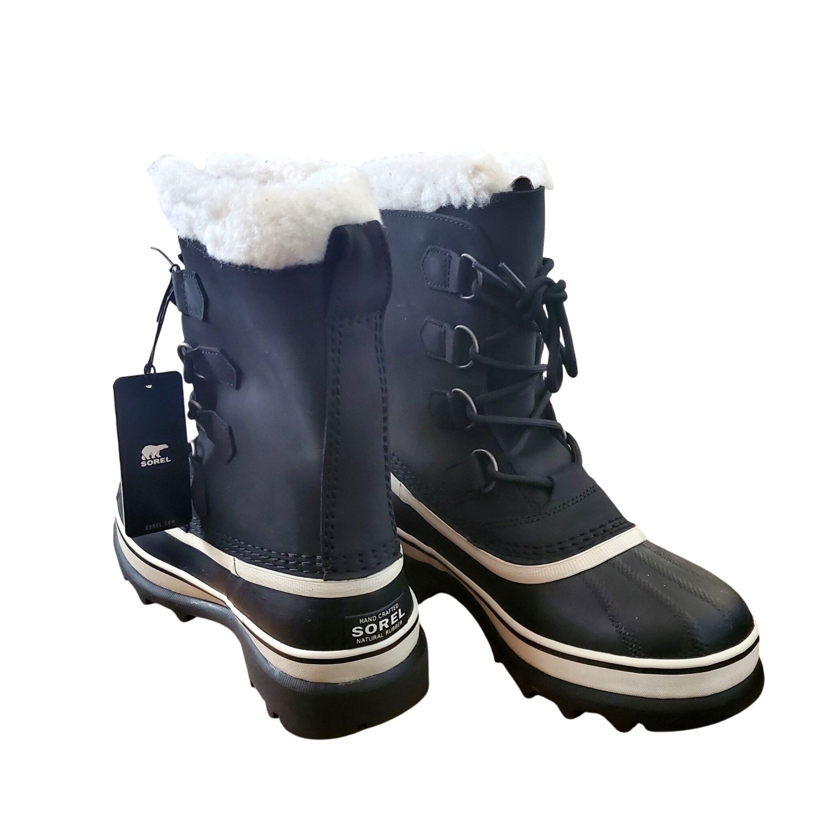 Sorel 8 Womens Caribou Winter Snow Boots Outdoor Waterproof Duck Shoes Leather image 7