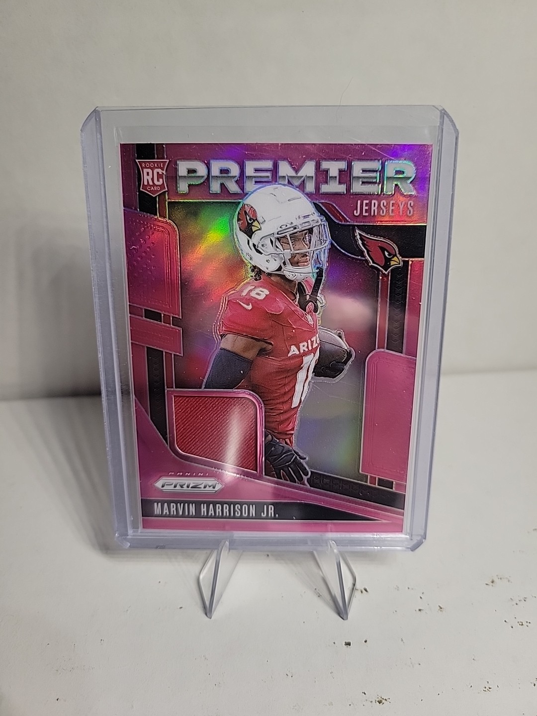 2024 Panini Prizm - Premier Jerseys Marvin Harrison Jr. #PJ-MHJ Pink Prizm