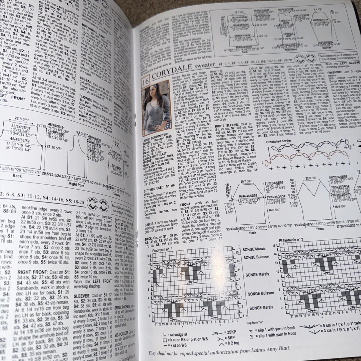 Revista de tejido de alta costura Anny Blatt Collection