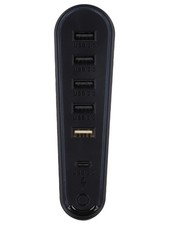RGB USB Hub for PS5 Pro Slim 6 Ports for Charge and Data Functionality