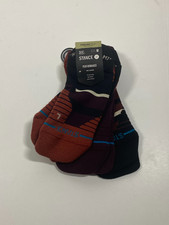 NWT Stance Freshtek Performance Cushion Sock -Tab Height - Medium - 3 Pack