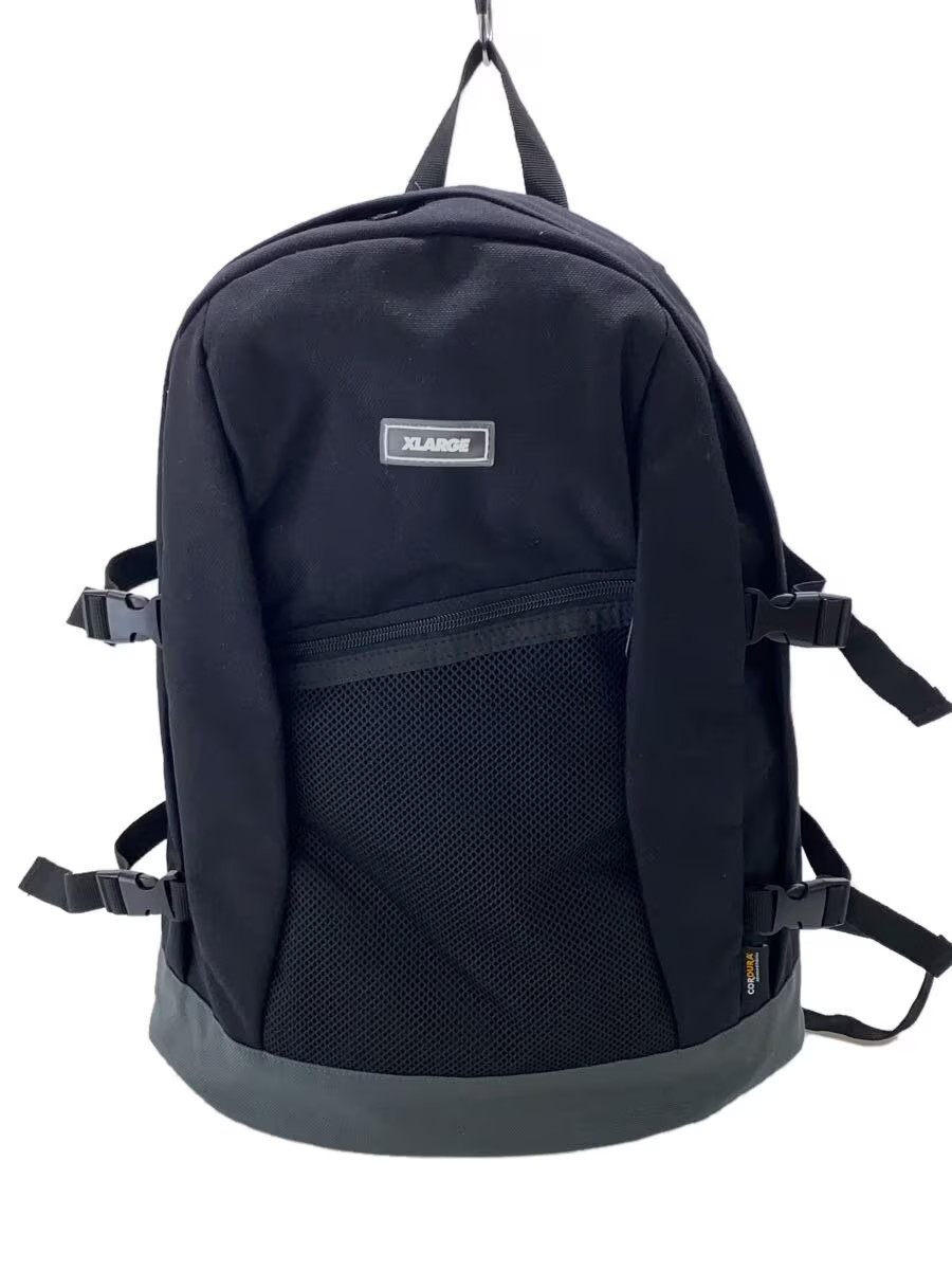 X-LARGE Backpack, Nylon, Black, Solid Color, 1012… - image 1