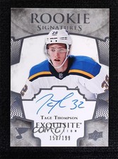2017 Upper Deck Ice Exquisite Rookie Signatures 150/199 Tage Thompson Auto a2v